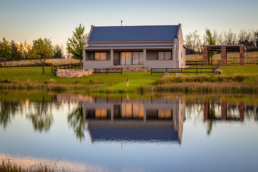 View of Lake View as seen from the smaller trout dam