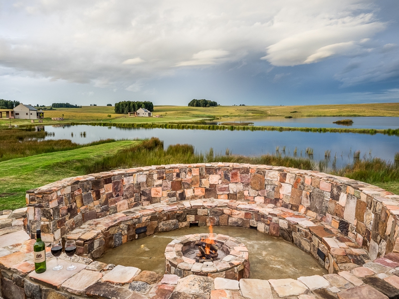 Boma in front of Lake View